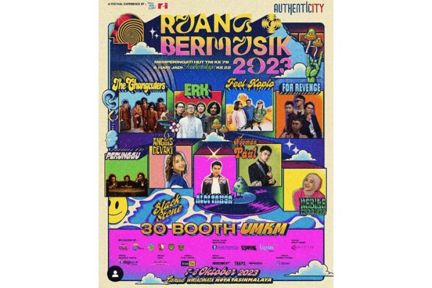 Deretan Artis Indonesia Idol, Aldi Taher dan The Cangcuter akan Tampil di Konser Ruang Bermusik Tasikmalaya