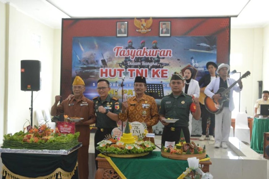 Kodim 0802/Ponorogo Merayakan HUT ke&#45;78 TNI Tahun 2023 dengan Syukuran