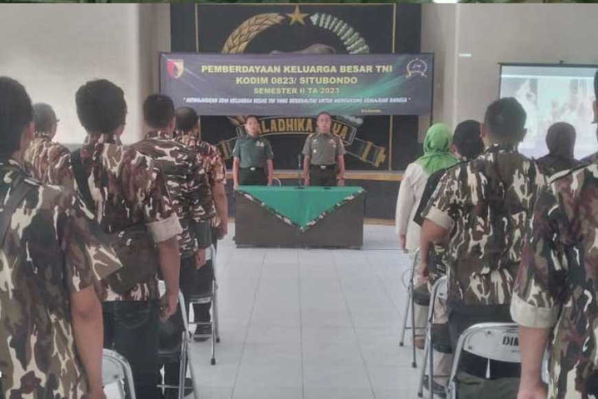 Kodim 0823 Situbondo Adakan Pembinaan dan Pemberdayaan Keluarga Besar TNI