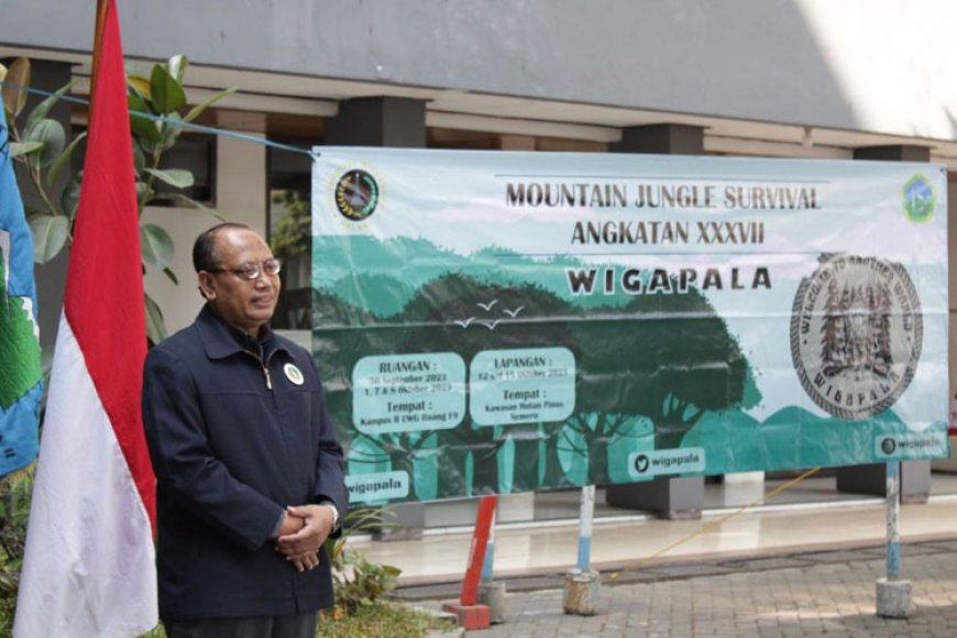 Rektor UWG Malang Melepas Peserta Diklat Wigapala “Mountain Jungle Survival XXXVII”