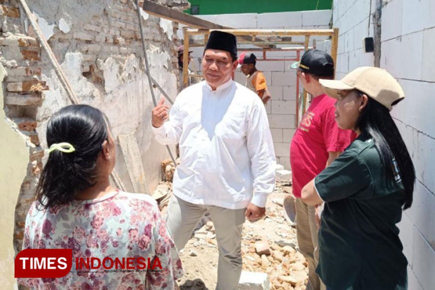 Bambang Haryo Kawal Langsung Program BSPS di Sidoarjo