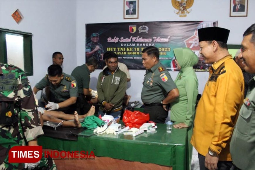 HUT ke 78 TNI, Kodim 0824 Jember Gelar Khitanan Massal
