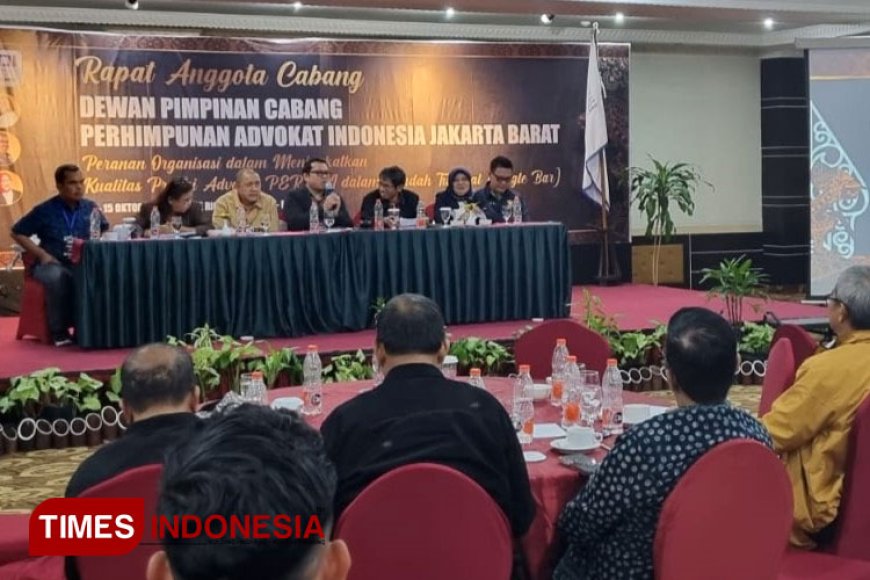 Advokat Peradi Jakarta Barat Terus Gaungkan Semangat Wadah Tunggal