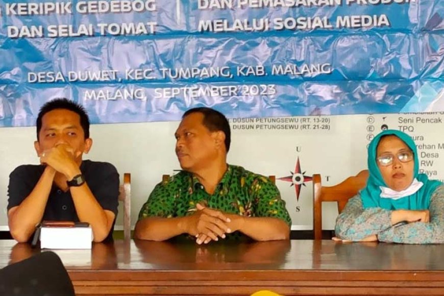 Polinema Latih dan Dampingi Pemasaran Gerit Jagung Warga Desa Duwet Tumpang