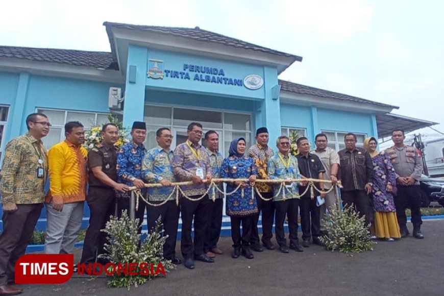 Persemian Gedung Baru Perumda Tirta Al&#45;Bantani, Bupati Minta Pelayanan Ditingkatkan