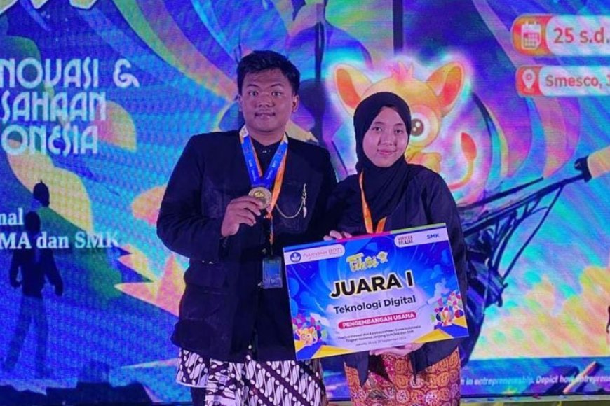 SMK Telkom Malang Mengikuti Festival Fiksi Dijakarta Menyabet Medali Emas