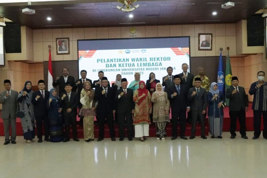 Perkuat PTNBH dan WCU, Rektor UNJ Lantik Wakil Rektor dan Ketua Lembaga Periode 2023&#45;2027