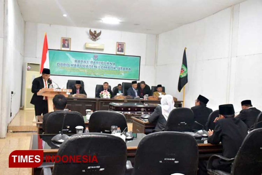 DPRD Lombok Utara Gelar Rapat Paripurna KUA APBD dan PPAS 2024