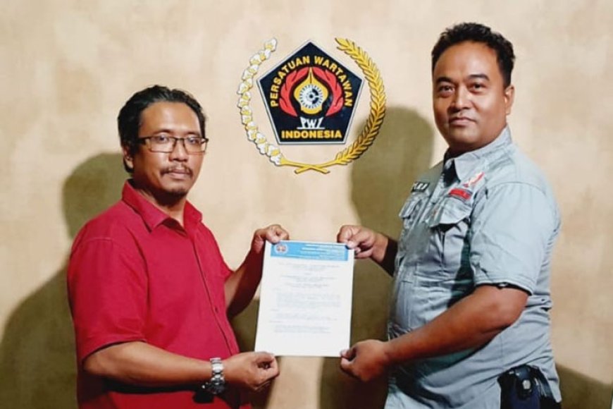Teuku Faisal Kembali Jabat Kabid Humas PWI Jakarta Barat Masa Bakti 2020&#45;2026