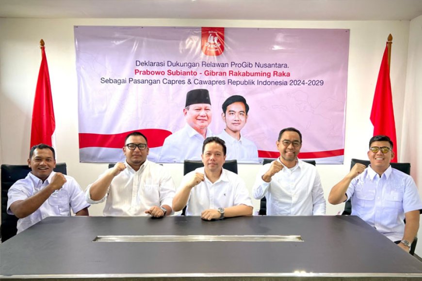 Relawan ProGib Nusantara Deklarasi Dukungan Prabowo&#45;Gibran