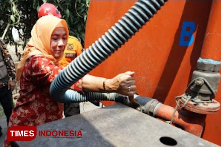 7.128 Jiwa Terdampak Kekeringan, Dharma Wanita Persatuan Sleman Dropping Air Bersih