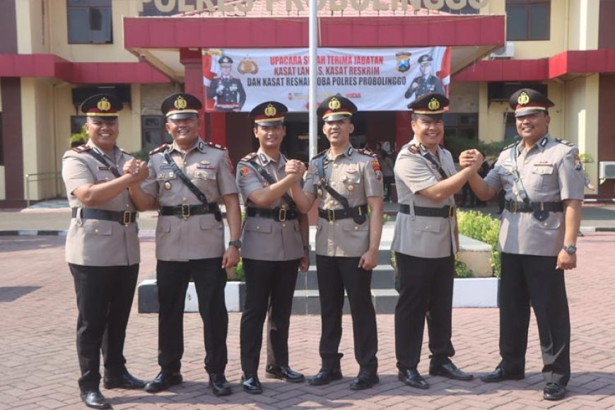 Tiga Perwira Dimutasi, Kapolres Probolinggo Minta Pejabat Baru Segera Adaptasi