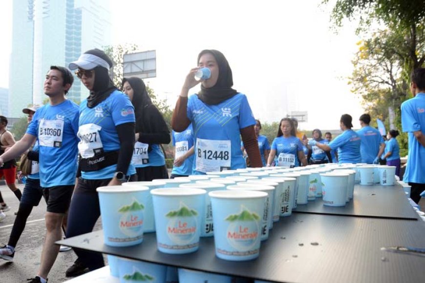 Le Minerale dengan Mineral Berkualitas Memenuhi Standar Hydration Marathon Internasional