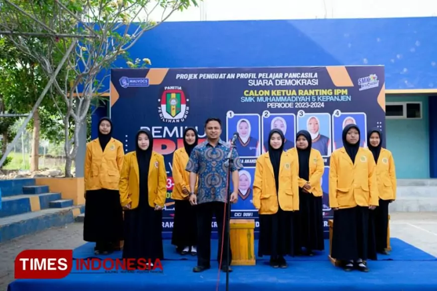SMK Muhammadiyah 5 Kepanjen Belajar Suara Demokrasi Lewat Pemilihan Pengurus IPM