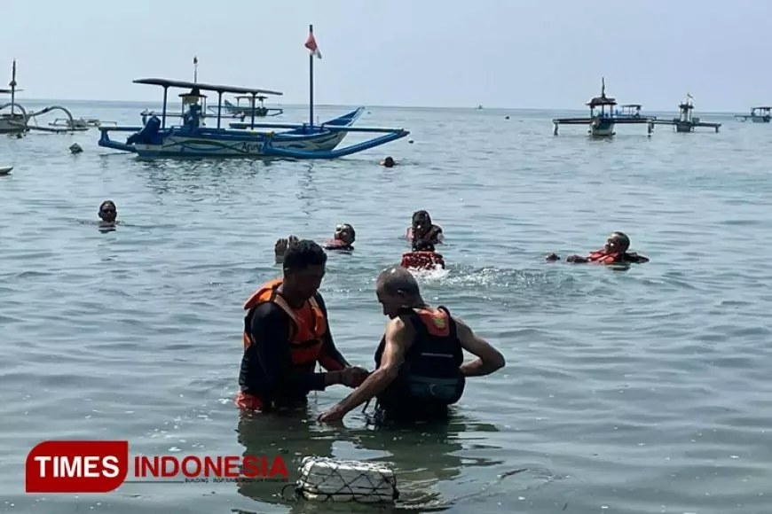 Antisipasi Situasi Darurat, Puluhan Nelayan Sidekarya Dilatih SAR