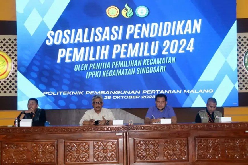 Sosialisasi Pemilu 2024 Bersama KPU, Bawaslu, dan Mahasiswa Polbangtan Malang
