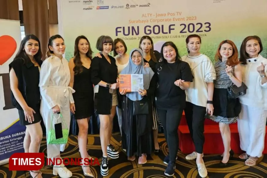 UT Surabaya Hadir Sebagai Sponsor dalam Kegiatan Fun Golf 2023