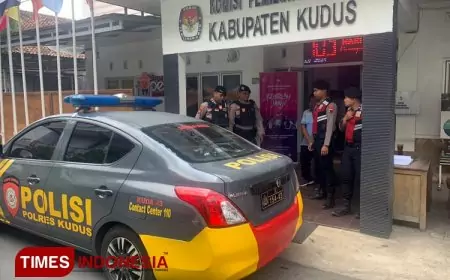 Kantor KPU dan Bawaslu Dipantau Ketat Aparat Polres Kudus