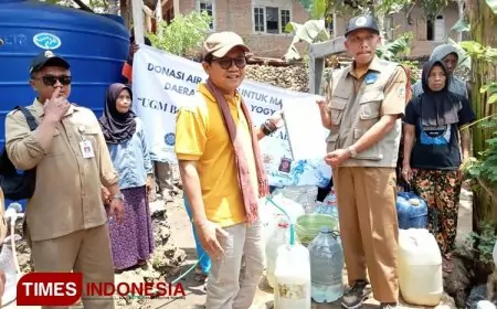 Bantu Atasi Krisis Air, UGM Salurkan 1,2 Juta Liter Air di Gunungkidul