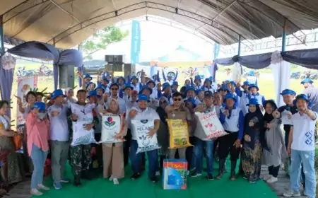 Dorong Kemandirian Petani, Program Makmur Pupuk Kaltim Dongkrak Hasil Padi Pinrang hingga 9,1 Ton Per Hektare