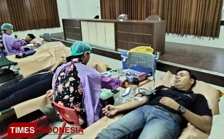 Acara Donor Darah Ramaikan Rangkaian Acara Dies Natalies Fakultas Pertanian UB