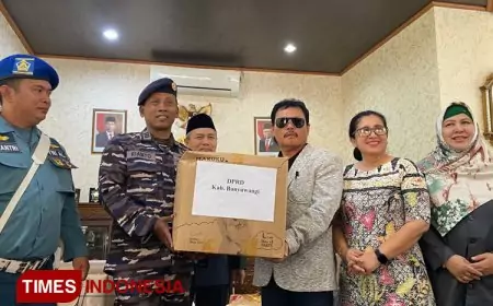 Peduli Palestina, DPRD Banyuwangi Kirim Bantuan Logistik