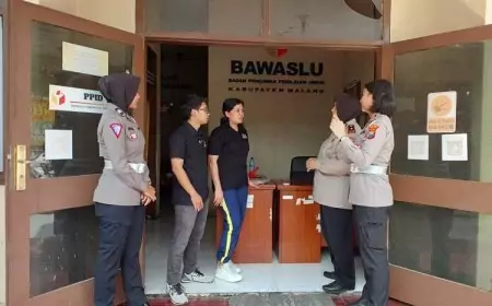 Polres Malang Silaturahmi ke KPU dan Bawaslu Kabupaten Malang, Perkuat Sinergi Jelang Pemilu