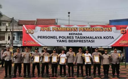 Kapolres Tasikmalaya Kota Apresiasi Personel Pemenang Lodaya Siliwangi Ride 2023