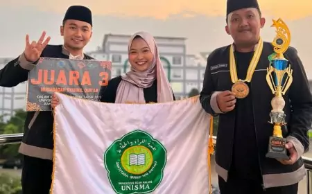 Tim Syarhil UKM JQH Unisma Malang Raih Juara 3 Ajang Semarak Tafsir Uin Sayyid Ali Rahmatullah Tingkat Nasional 2023