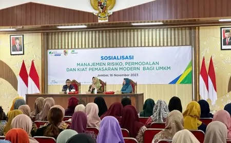 Percepatan Program BPJS Ketenagakerjaan, BPJAMSOSTEK dan Dinas Koperasi UMKM Jember Gelar Sosialisasi 