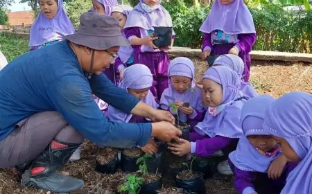103 Siswa TK Belajar Mengenal Dunia Pertanian di BBPP Ketindan 