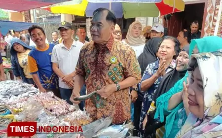 BHS Sosialisasi Pentingnya Asupan Omega 3 di Pasar Kedung Klinter