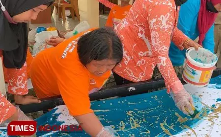 Berdayakan Kemandirian Eks ODGJ, Relawan Kader Kesehatan Jiwa Kenalkan Batik Ciprat