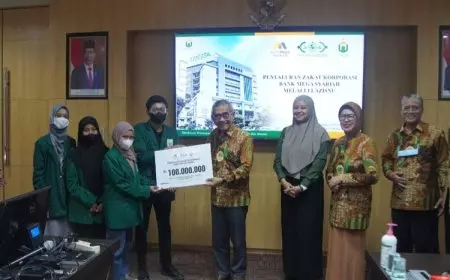 Unusa Terima Zakat Korporasi dari Bank Mega Syariah