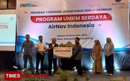 Program TJSL AirNav Bawa UMKM Banyuwangi Terbang Tinggi