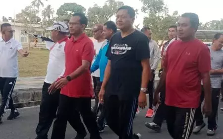Jalan Sehat, Senam, dan Penanaman Pohon Warnai Jelang HUT ke-52 Korpri