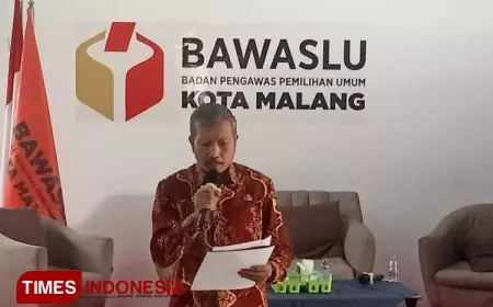 Bawaslu Kota Malang Temukan Gudang Penyimpanan Logistik Pemilu 2024 Belum Layak