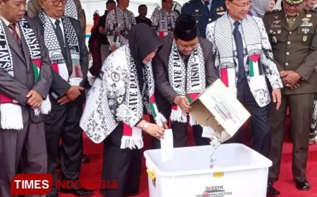 Aksi Solidaritas, Guru di Majalengka Bersatu Galang Dana untuk Palestina