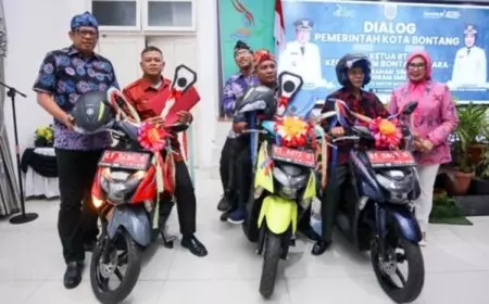 Apresiasi Anggota DPRD Bontang Faisal pada Wali Kota atas Pembagian Motor untuk Ketua RT