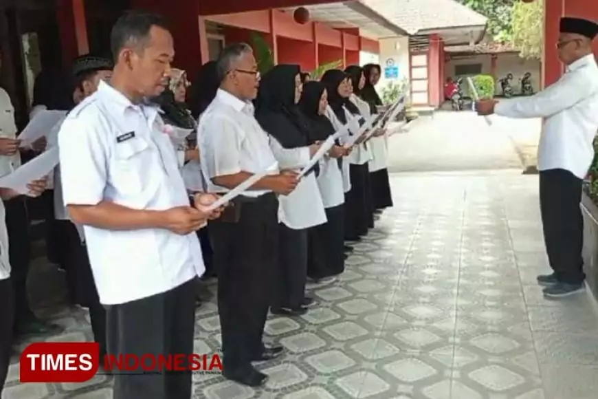 Ikrar Netralitas Guru ASN di SMPN 1 Borobudur dalam Menyikapi Pemilu