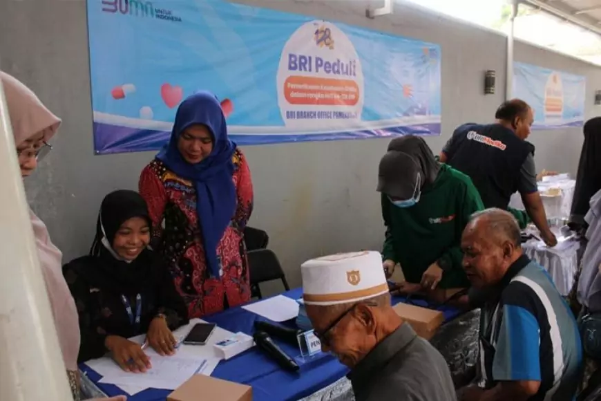 HUT ke&#45;128, BRI Surabaya Gelar Pemeriksaan Kesehatan Gratis 