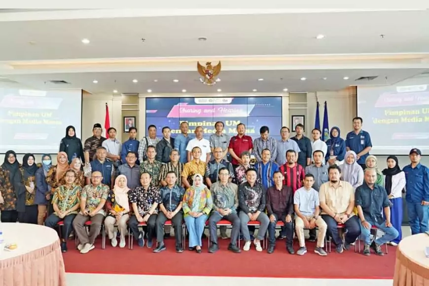 Perkuat Sinergi, UM Gelar Sharing and Hearing Bersama Media