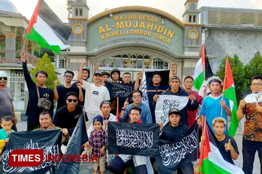 Bela Palestina, Ini Cara yang Dilakukan Pemuda Desa di Lombok Timur