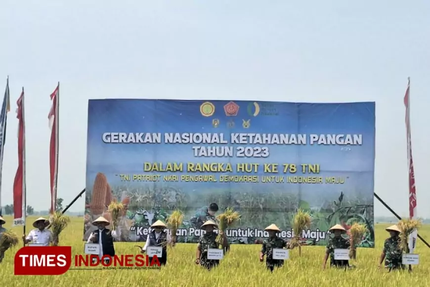 Pangdam V Brawijaya Apresiasi Program Swasembada Pangan di Kabupaten Ngawi