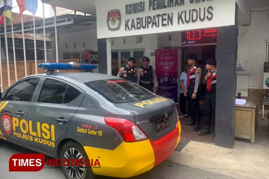 Kantor KPU dan Bawaslu Dipantau Ketat Aparat Polres Kudus