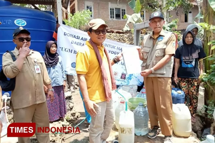 Bantu Atasi Krisis Air, UGM Salurkan 1,2 Juta Liter Air di Gunungkidul