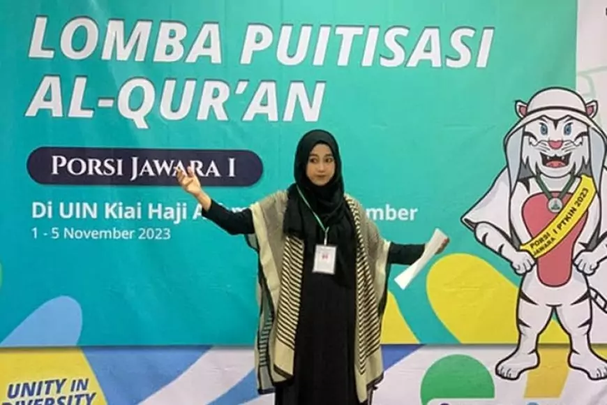 Mahasiswa Humaniora UIN Malang Raih Perunggu Lomba Puitisasi Al&#45;Qur'an Tingkat Nasional