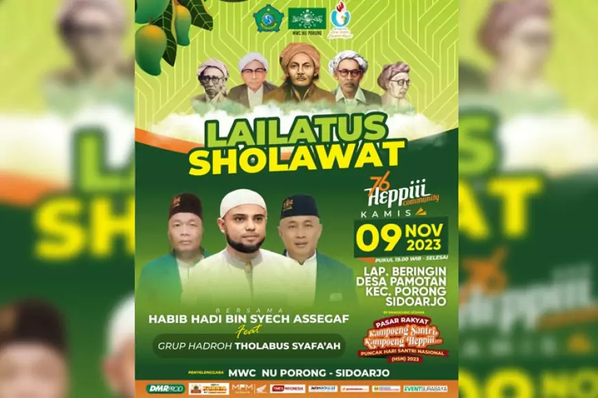 Habib Hadi Assegaf, Lailatus Shalawat di Pasar Rakyat Kampoeng Santri