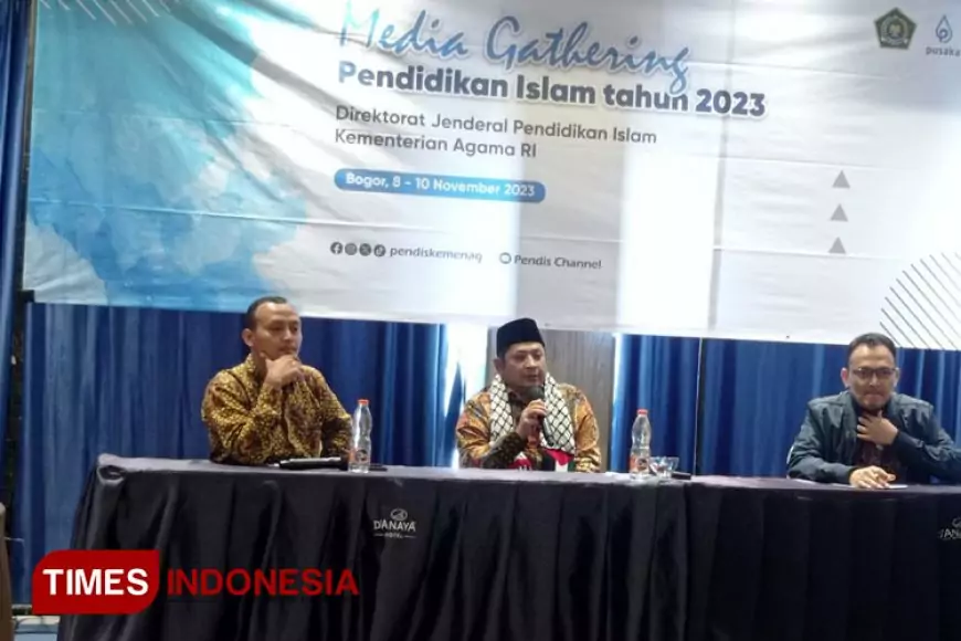 Dirjen Pendidikan Islam Ungkap Pentingnya Peran Media Sebagai Penyebar Informasi dan Capaian