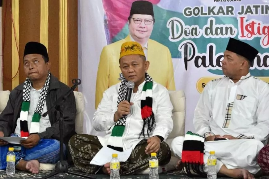 Golkar Jatim Ketuk Pintu Langit, Istighotsah untuk Palestina 